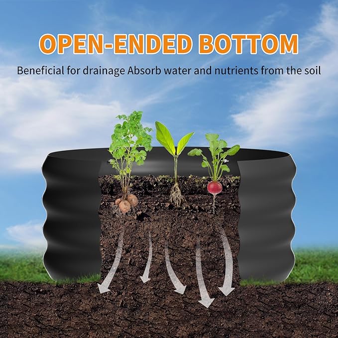 2-Pack 2x1ft Galvanized Raised Garden Bed, Outdoor Planter Bed, Metal Planter - Image 4