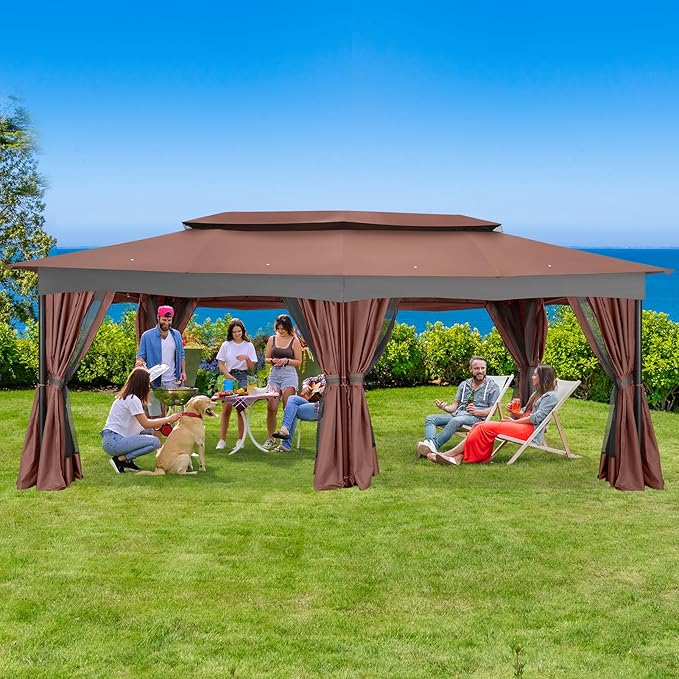 COBIZI Gazebo 12x20 Heavy Duty Gazebos - Image 4