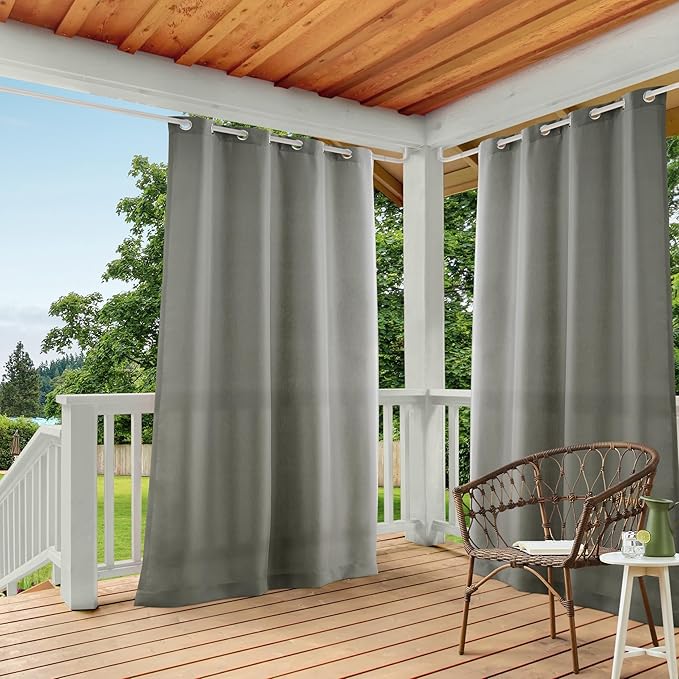 TOWN & COUNTRY BASICS Cabana Solid Heavyweight Indoor Outdoor Curtains by TOWN+%26+COUNTRY+BASICS