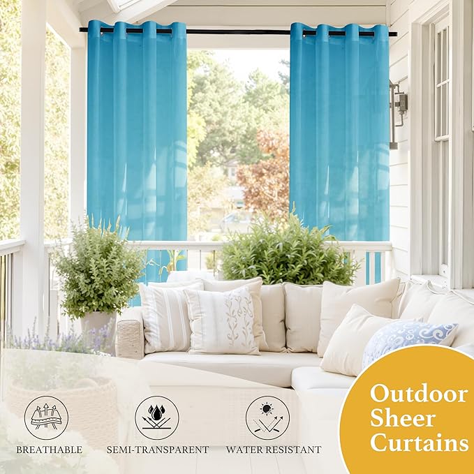 RYB HOME Waterproof Outdoor Curtains - Image 5