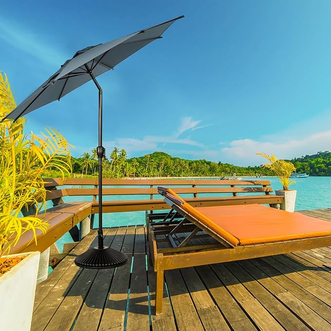 Abba Patio 11FT Lyon Outdoor Patio Umbrella Outdoor Table Umbrella - Image 6