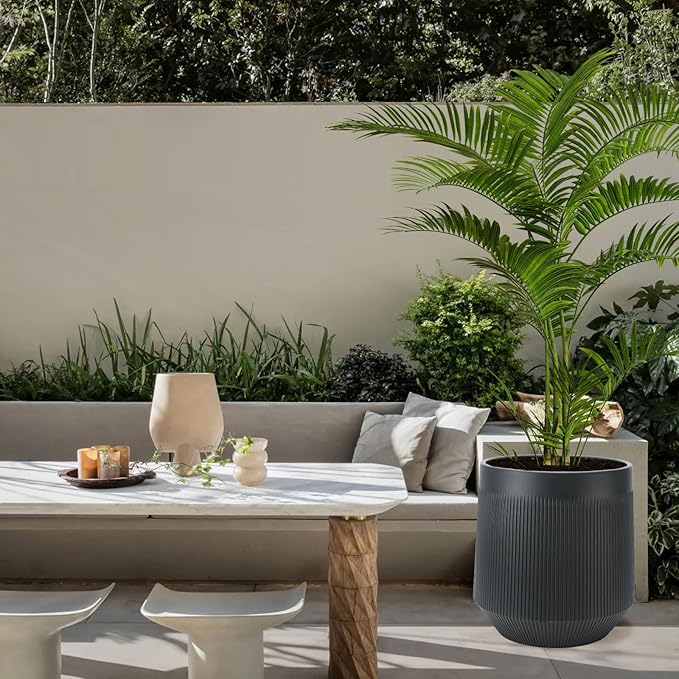 Plant Pots，Set of 2 Plastic Large Pots - Image 6