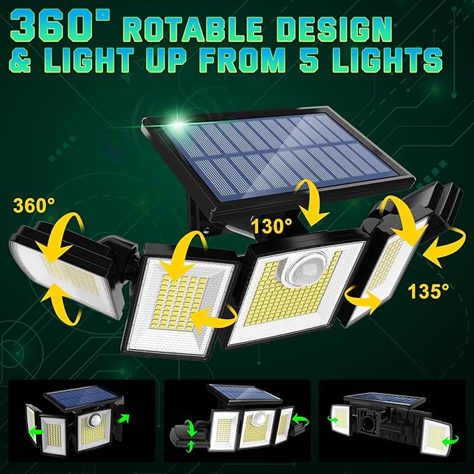 Solar Lights Outdoor Waterproof Motion Sensor - Image 7
