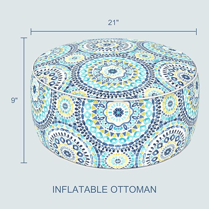 LVTXIII Indoor/Outdoor Inflatable Ottoman - Image 3