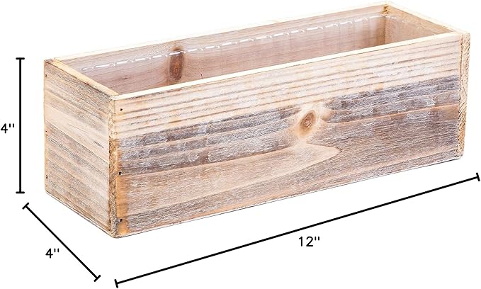Wooden Planter Box, Table Centerpiece - Image 8