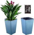 2 Pack Self Watering Planters 10.7" x 6.9" Planter by Planterhoma
