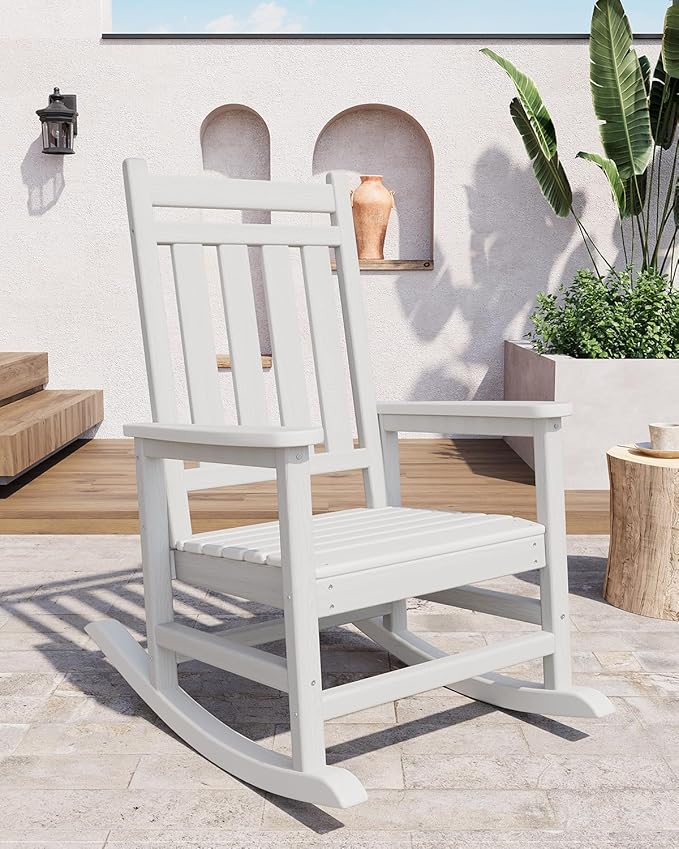 GarveeLife Poly Lumber Rocking Chair Outdoor by GarveeLife