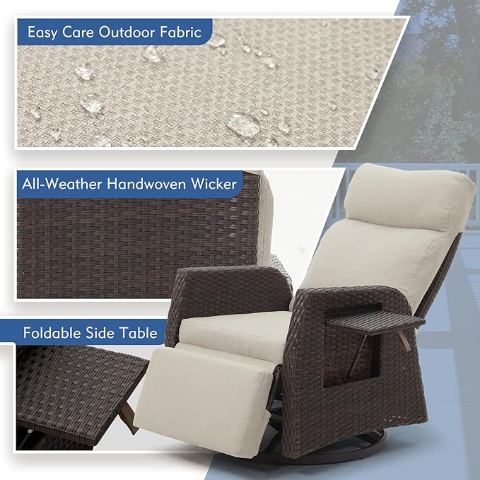 Adjustable Outdoor Recliner Chair - Image 6
