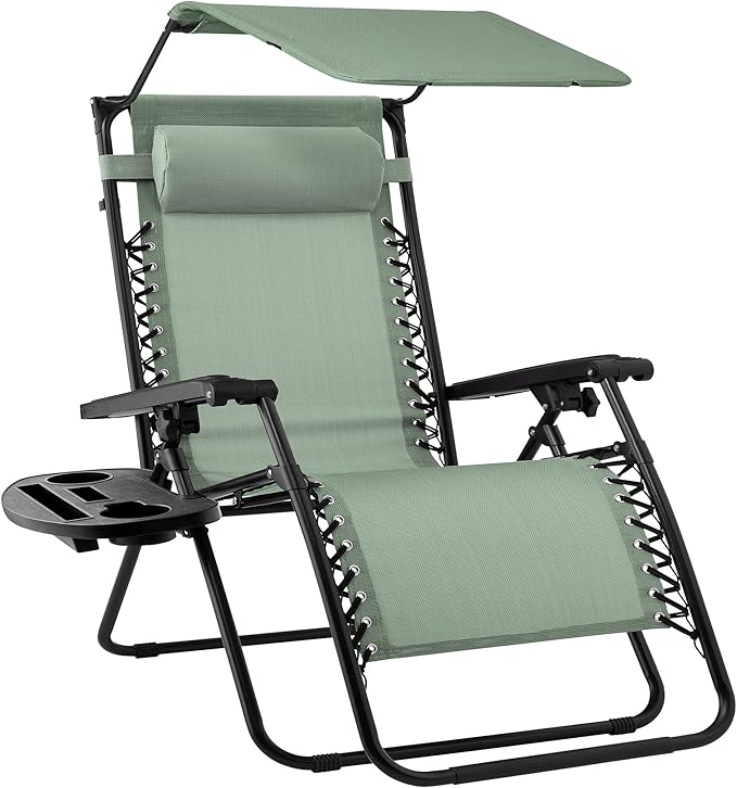 Best Choice Products Folding Zero Gravity Outdoor Recliner Patio Lounge Chair by BestChoiceProducts