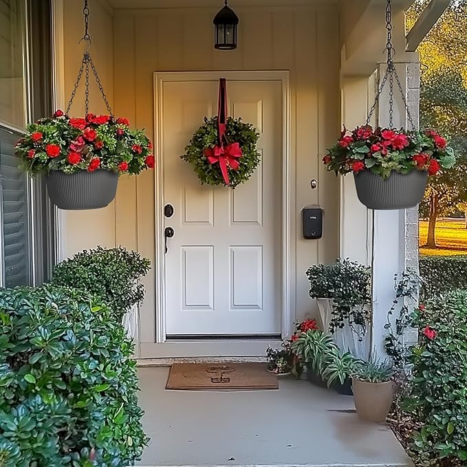 T4U 12 Inch Large Hanging Planters - Image 7