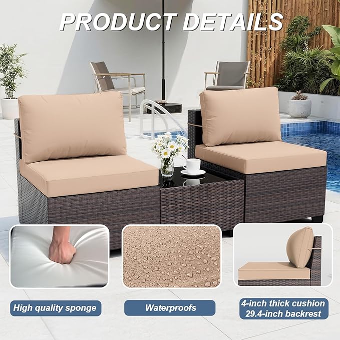 ALAULM Patio Furniture Set - Image 2