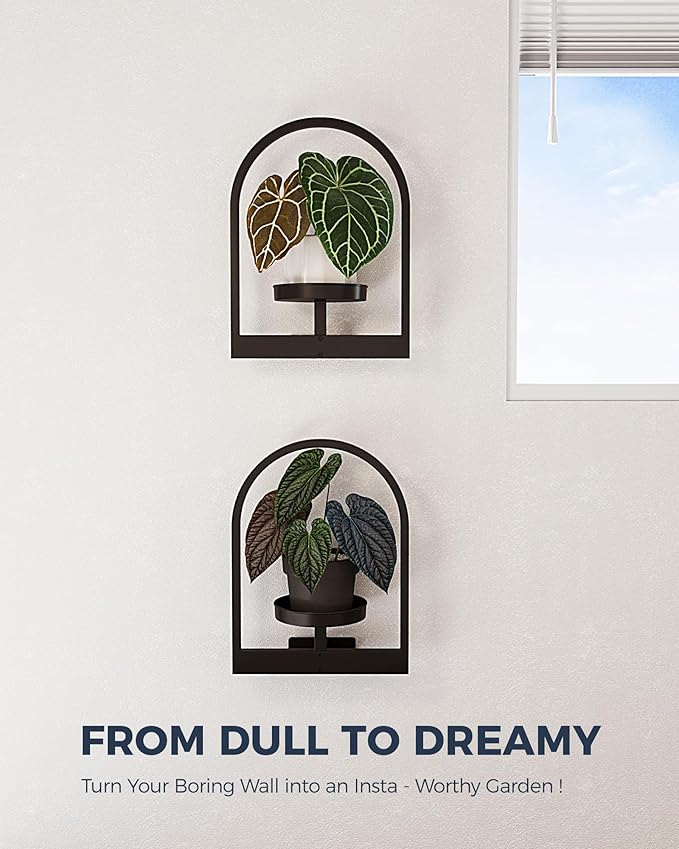 Bamworld Plant Stand Indoor, Plant Hanger Wall Planters - Image 4