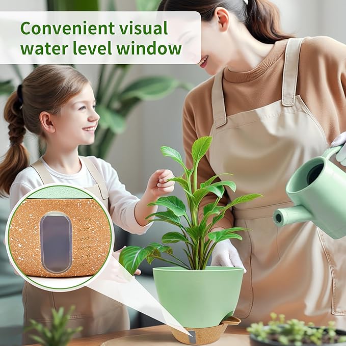 12/10/9/8 inch Self Watering Pots - Image 4
