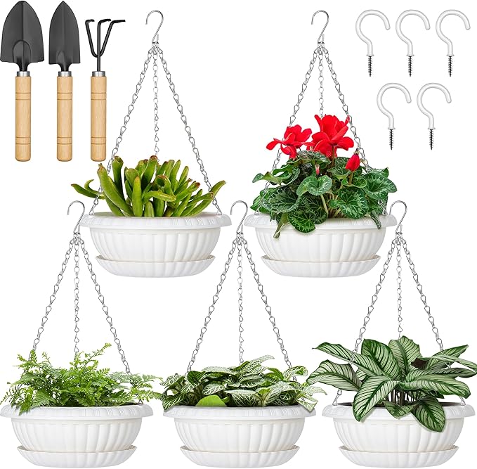 Hanging Planters, Hanging Plant Pots Baskets by REPICLIFE