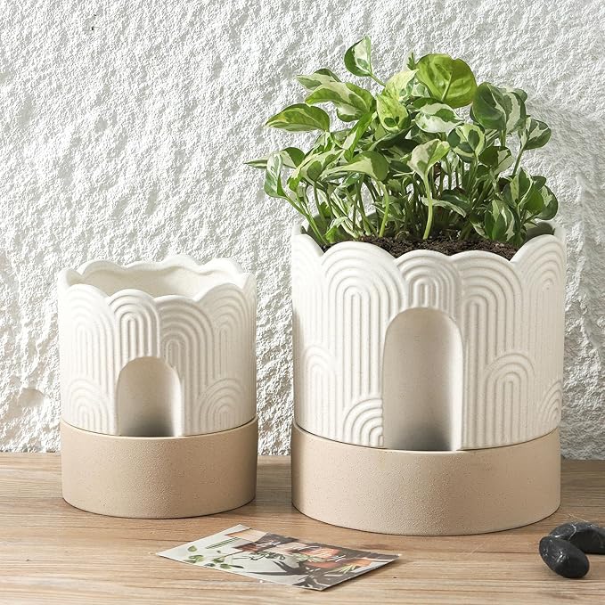 Nihow Self Watering Plant Pot for Indoor Plants - Image 8