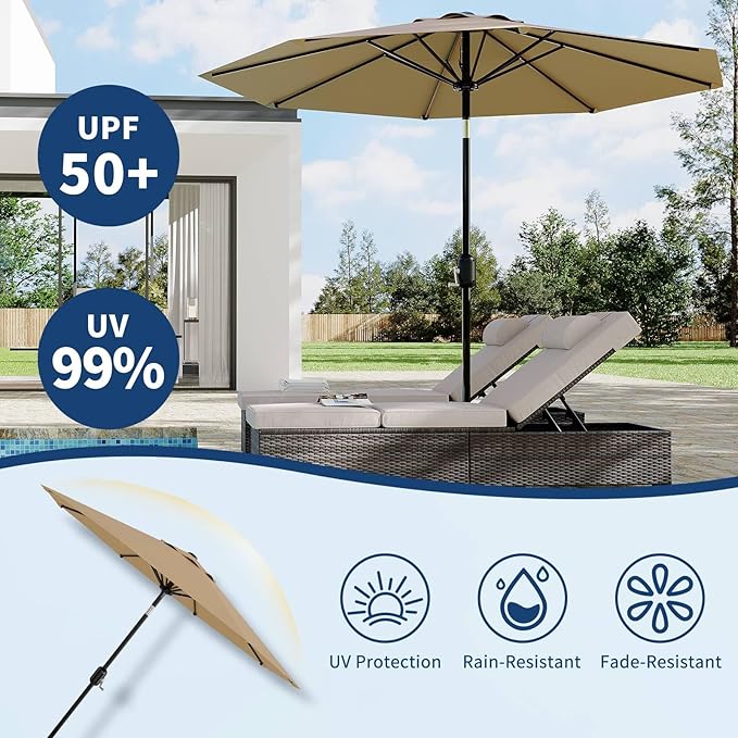 10 ft Patio Umbrella - Image 4