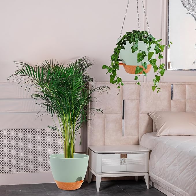 GARDIFE Large Hanging Planter, 12 inch Hanging planters - Image 6