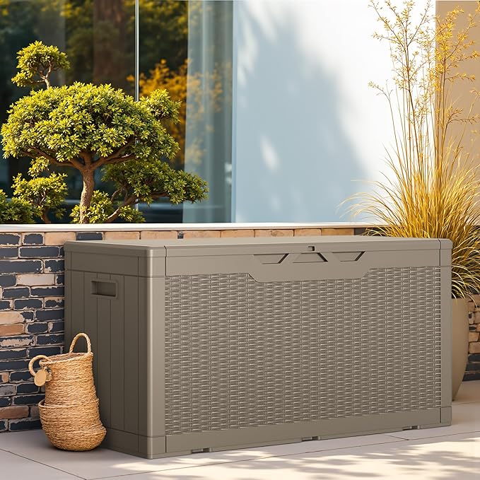 Greesum Outdoor Storage Box 100 Gallon Storage Bin - Image 2