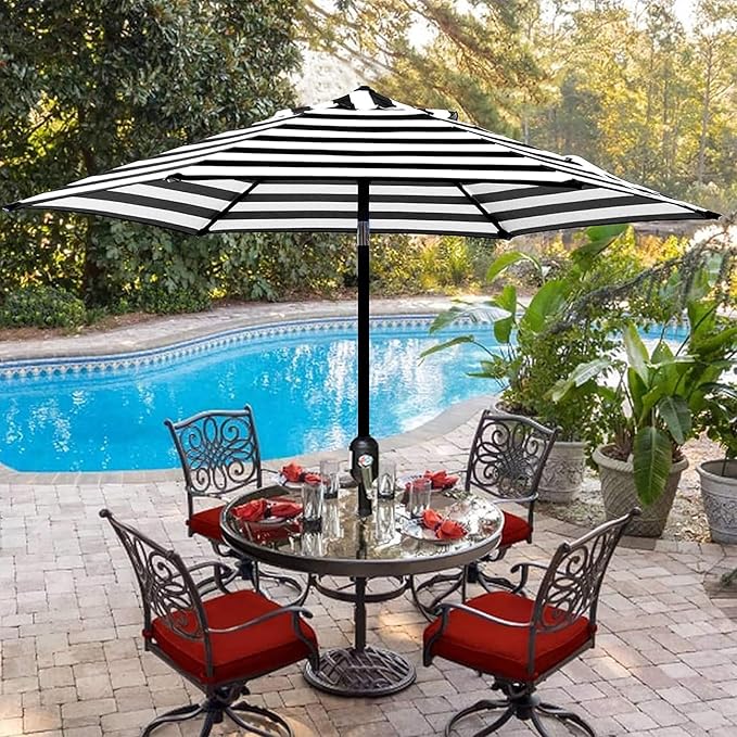 Blissun 7.5 ft Patio Umbrella, Yard Umbrella, Outdoor Market Umbrella - Image 6