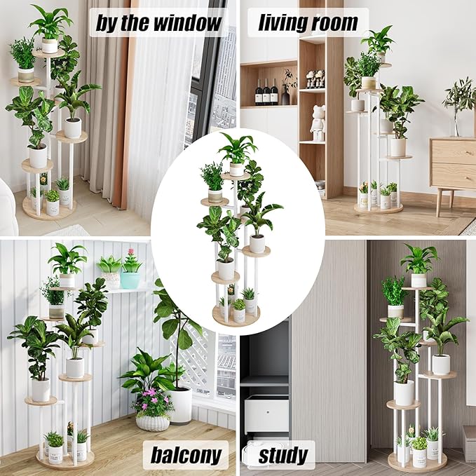 Plant Stand Indoor 6 Tier 9 Potted Multiple Flower Pot Holder - Image 6