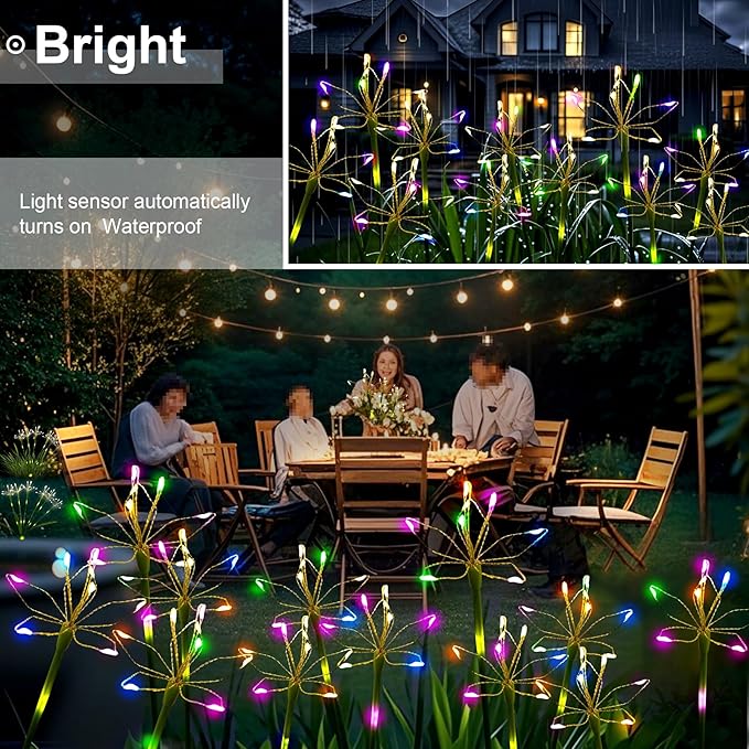 Garden Decor Solar Outdoor Lights, Waterproof Solar Powered Garden Decorative - Image 2