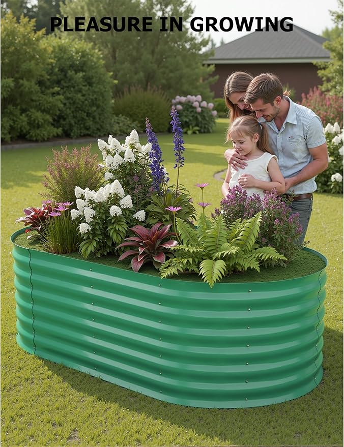 GarveeLife 6x3x2 ft Galvanized Raised Garden Bed - Image 6