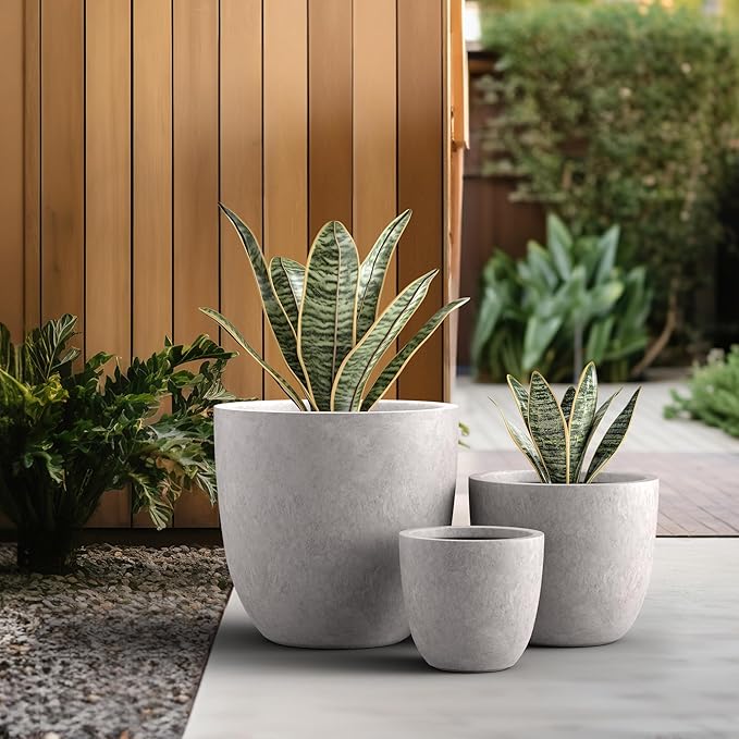 Kante 18", Outdoor Indoor Large Planter Pots - Image 5