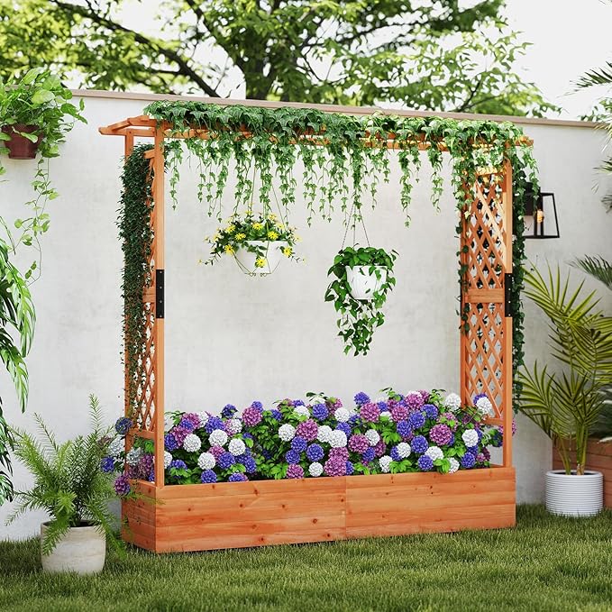 Giantex Set of 2 Raised Garden Bed - Image 2