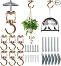 ONIKK Ceiling Hooks for Hanging Plants, Heavy Duty Metal Plant Hooks, Screw in by ONIKK
