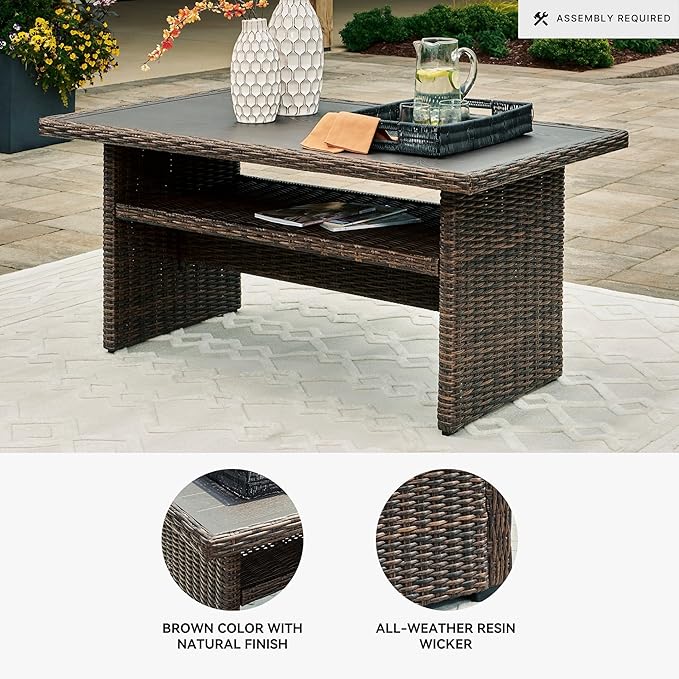 Signature Design by Ashley Brook Ranch Casual Outdoor Multi-use Table - Image 4
