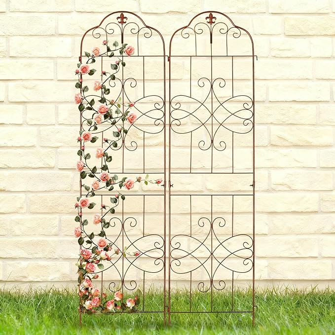 hogardeck 4 Packs 84 * 19 inch Metal Garden Trellis - Image 2