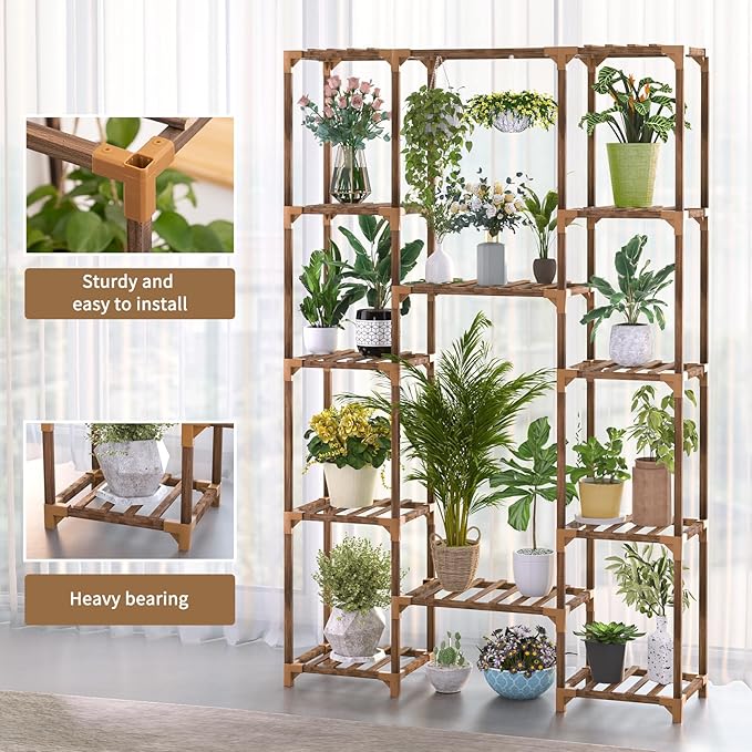 Uneedem Tall Indoor Outdoor Plant Stand - Image 2