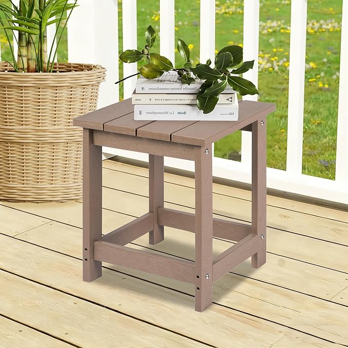 LZRS Adirondack Square Outdoor Side Table - Image 6