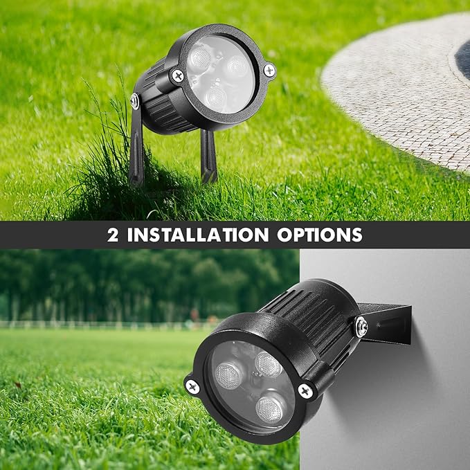 LemonBest Landscape Lighting - 6W RGB Color Changing Halloween Landscape Lights - Image 6