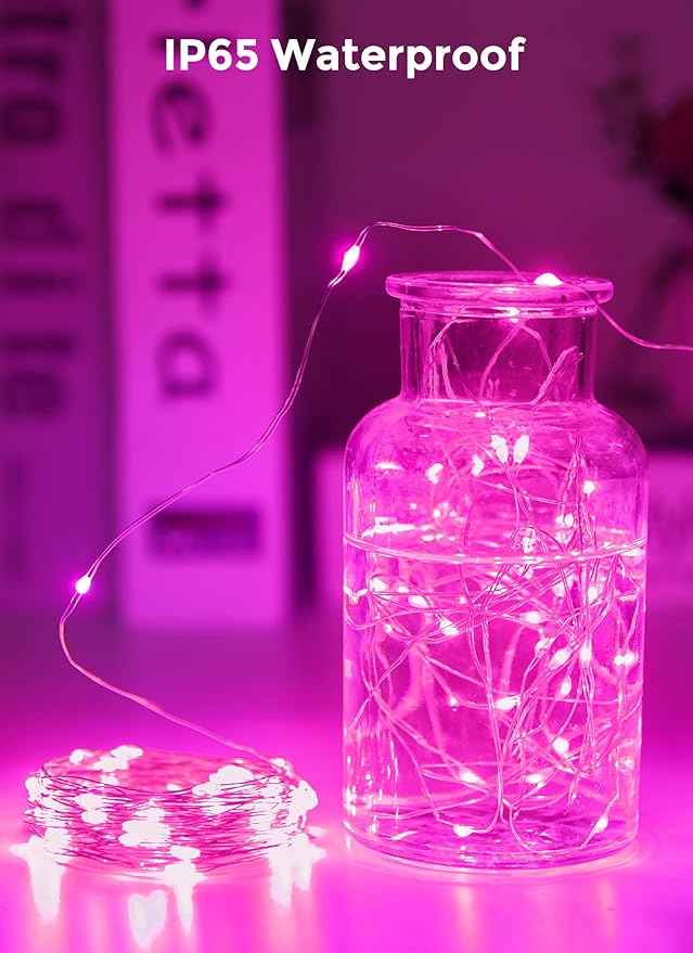 Minetom Solar String Lights for Outside, 2 Packs Total 66Ft 200 LED Outdoor - Image 5