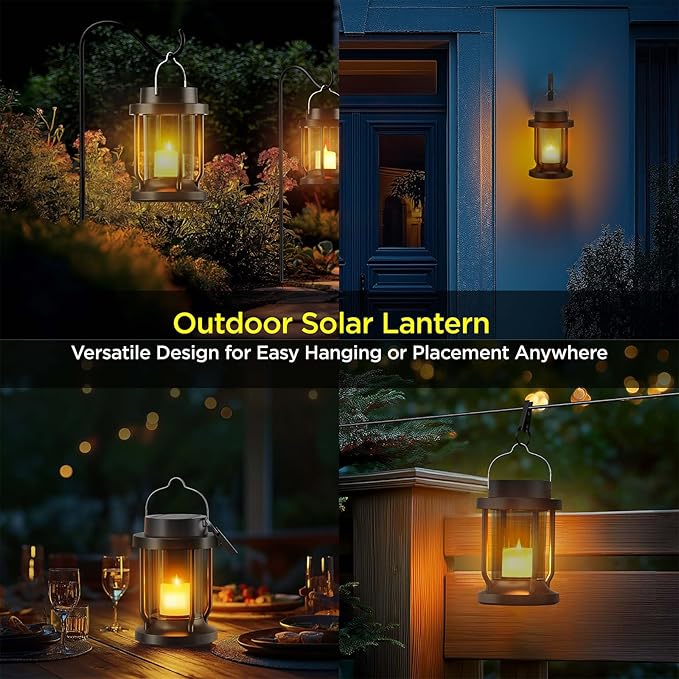 Solar Lantern Outdoor & Indoor Use – Hanging Solar Lights - Image 6