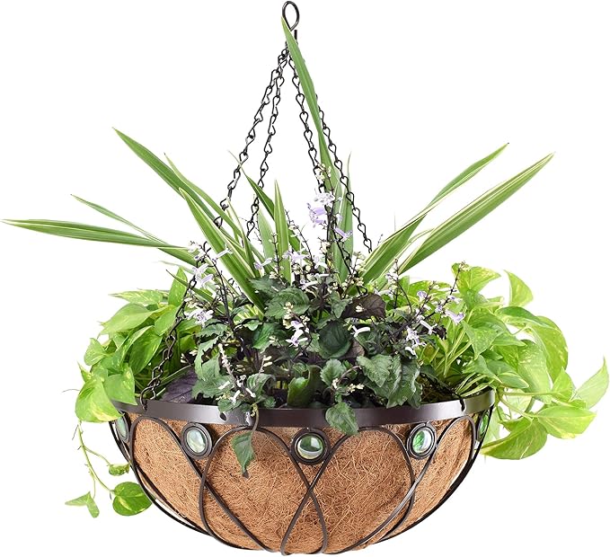 Arcadia Garden Products Emerald Series Round Hanging Basket Planters, 20-Inch by Unknown