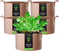 VIVOSUN 5-Pack 15 Gallons Grow Bags Heavy Duty Thickened Nonwoven Fabric Pots by VIVOSUN