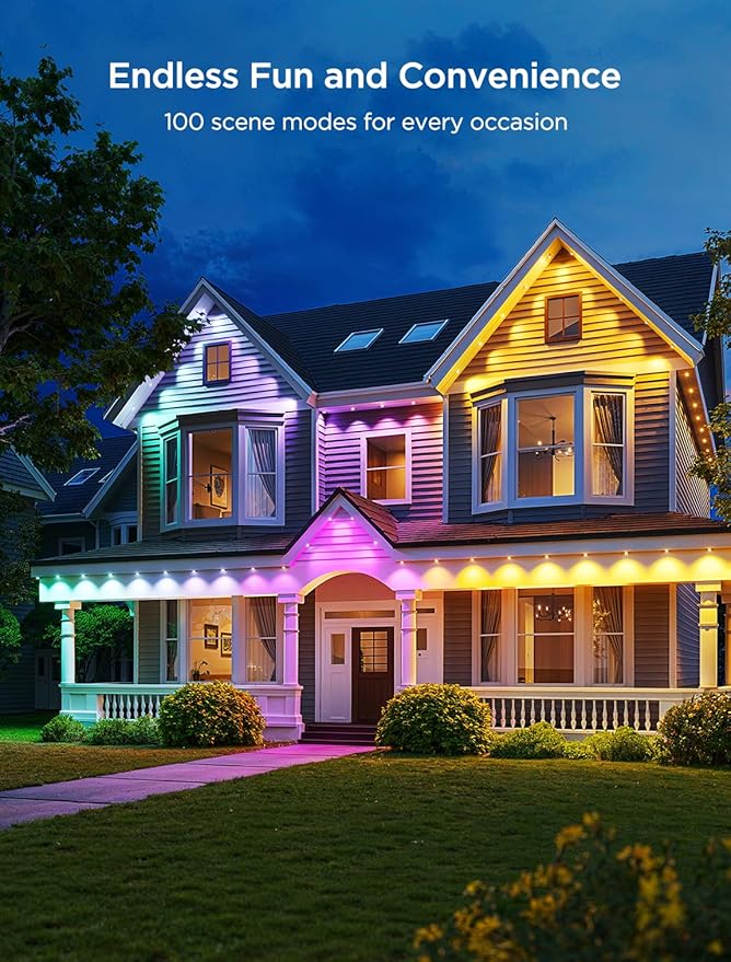 Govee Permanent Outdoor Lights 2, 100ft RGBIC Outdoor Lights - Image 3