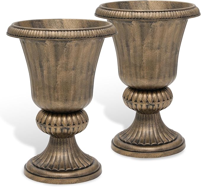 Athena Collection 20''H Bronze Garden Plastic Urn by AthenaCollectionFurniture