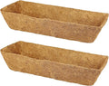2 Pack 24 Inch Trough Coconut Liners by KarlliuHOMEGARDEN