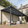 AECOJOY 8' x 20' Outdoor Hardtop Metal Gazebo by AECOJOY
