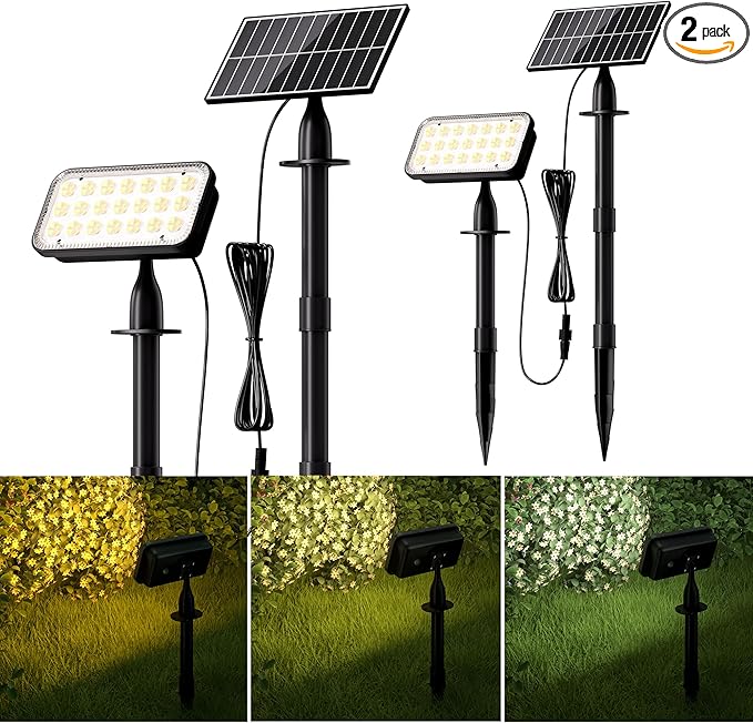 JACKYLED Solar Lights Outdoor Waterproof, Solar Tree Lights Outdoor by JACKYLED