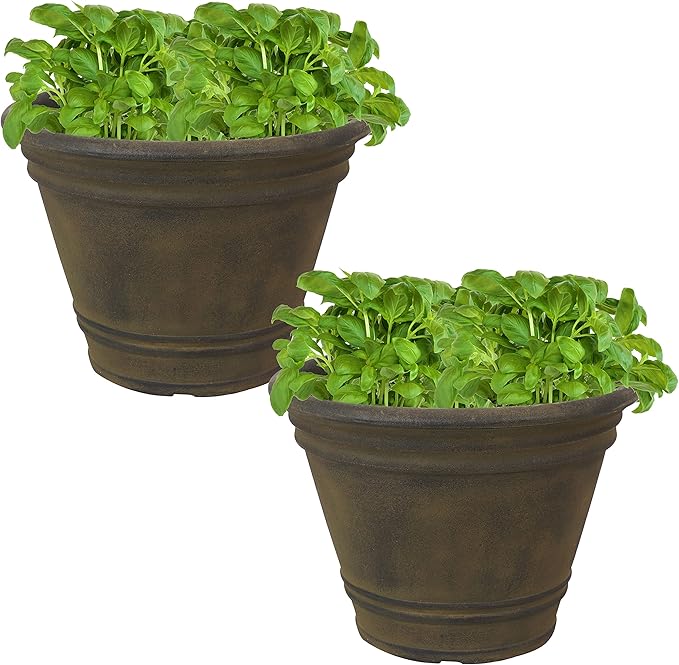 Sunnydaze 20-Inch Franklin Large Plant Pot by SunnydazeDecor