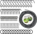 YINGFENG 236 Inch Black Metal Hanging Chains and Hanging Basket Hooks Set by YINGFENG