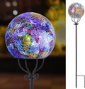VCUTEKA Solar Outdoor Lights Garden Decor Mosaic Solar Garden Lights Waterproof by VCUTEKA