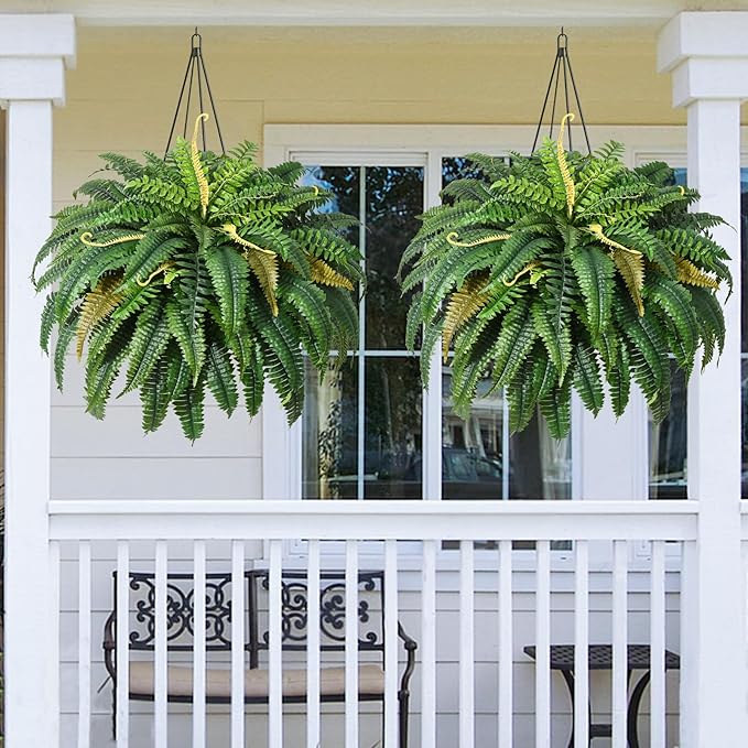 MARTINE MALL 2Pcs 48'' Fake Ferns Artificial Ferns - Image 6