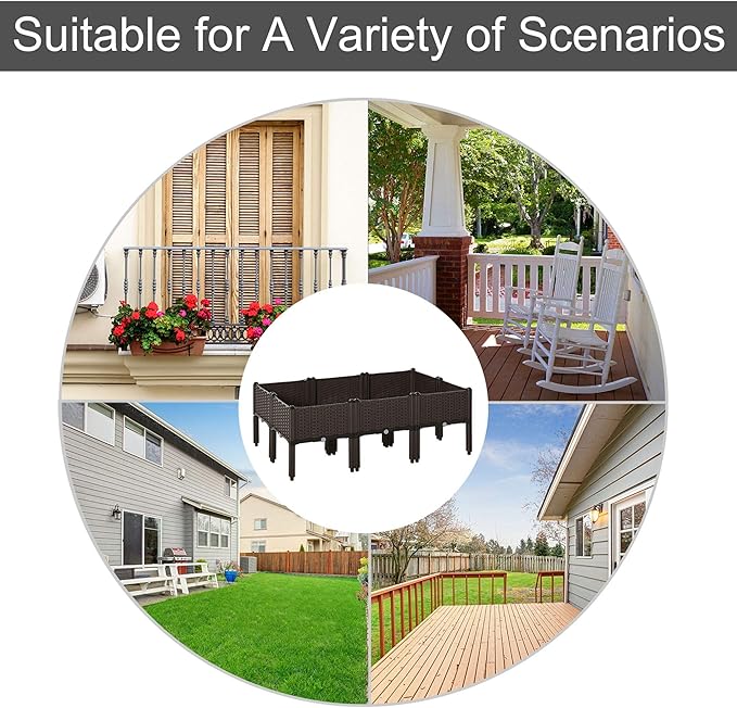 Outsunny 6 Piece Raised Garden Bed - Image 6