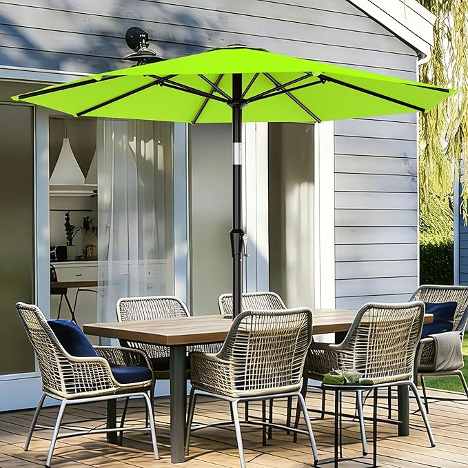 AreShark 9 FT Patio Umbrella for Outdoor, Outdoor Umbrella - Image 2