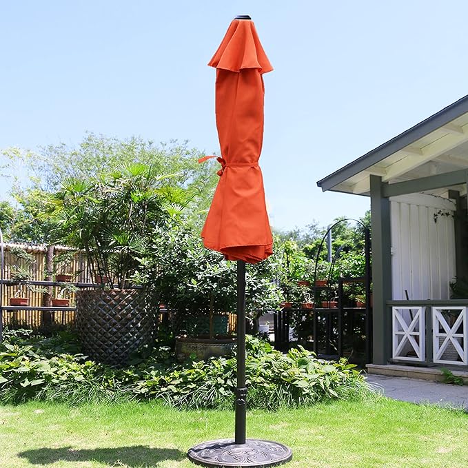 Sunnyglade 9' Patio Umbrella Outdoor Table Umbrella - Image 6